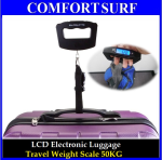 Portable LCD Electronic Luggage Baggage Travel Weighing Strap Scale - 50kg